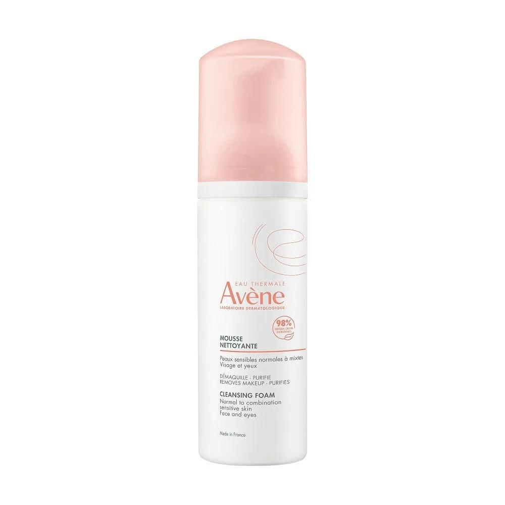 Avène Eau Thermale Les Essentiels Mousse Opacizzante Detergente, Pelle Sensibile Mista 150 ML