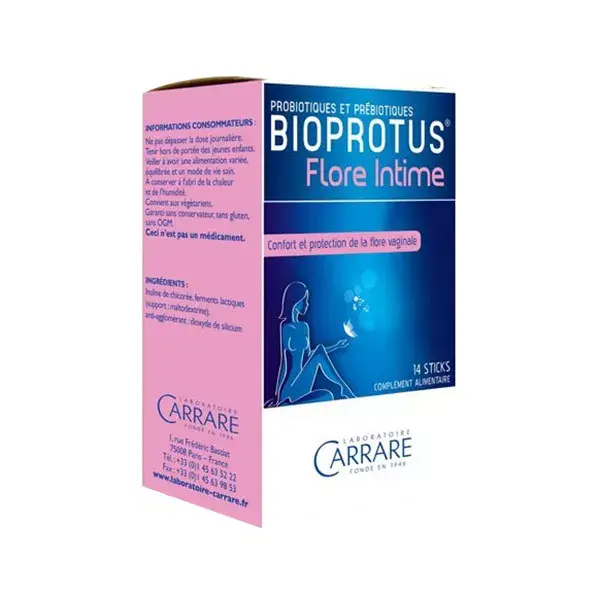 Carrare Bioprotus Vaginal Flora Supplement Sticks x 14