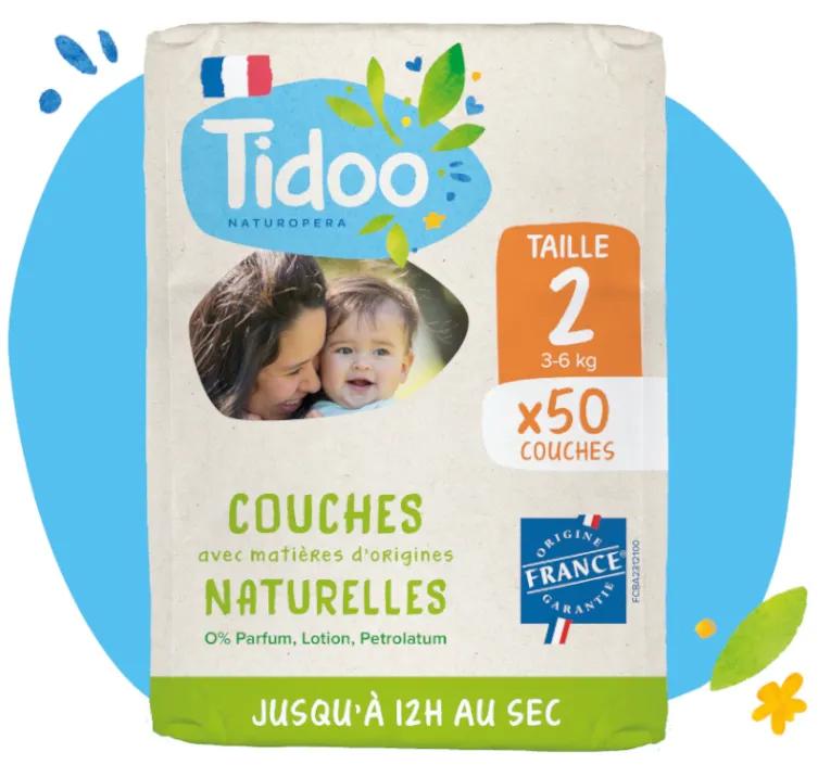 Tidoo Nature Diapers Size 2 58 units