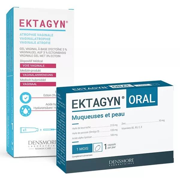 Densmore Ektagyn Combinación oral y para la sequedad e irritación vaginal