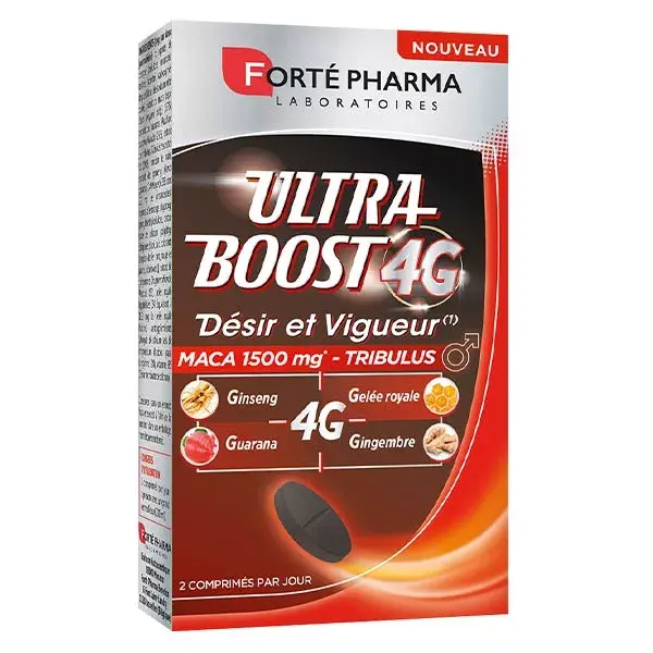 Forté Pharma Ultra Boost 4G Désir et Vigueur 30 comprimés