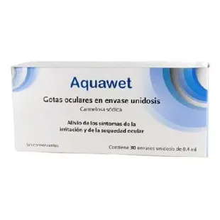 Tiedra Aquawet Eye Drops 30 Single Dose
