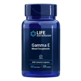 Life Extension Gamma E Mixed Tocopherols 60 Softgels