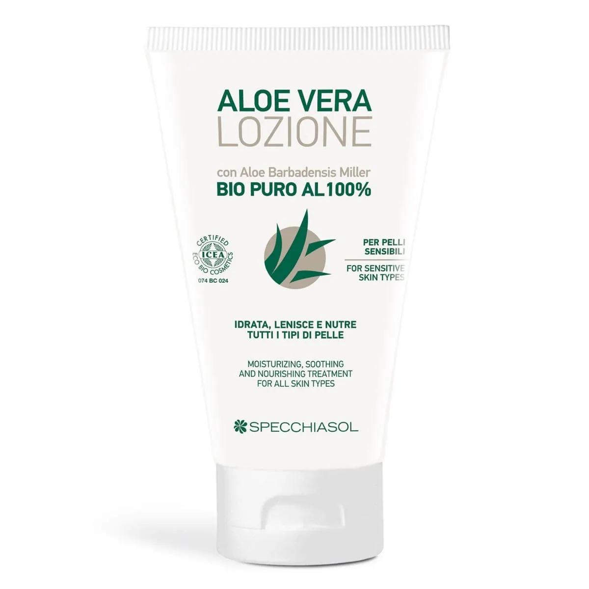 Specchiasol Alovera Lozione Bio Puro Lenitiva ed Emolliente 150 ml