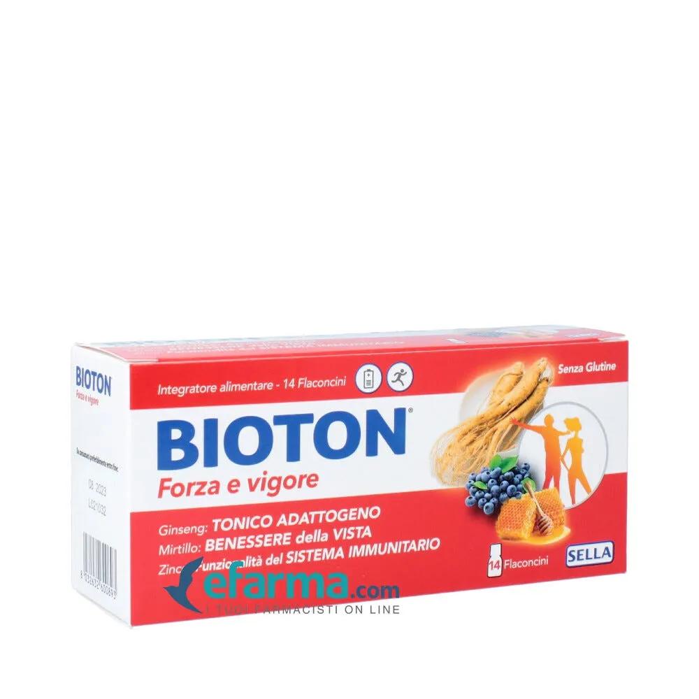 Bioton Forza e Vigore Integratore Tonico Energetico 14 Flaconcini