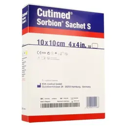 BSN Médical Cutimed Sorbion Pansement 10x10cm 10 unités