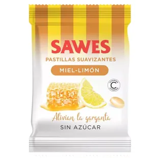 Sawes Honey Lemon Candies Without Sugar 50 gr