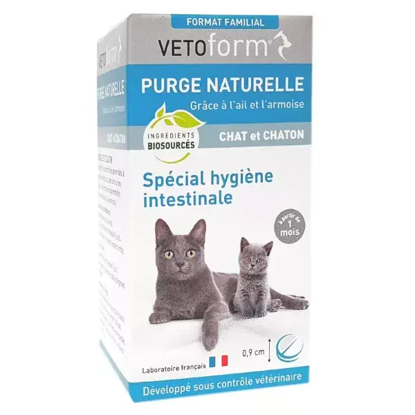 Vetoform natural especial purgar gato y gatito 50 tabletas