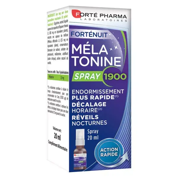 Forté Pharma FortéNuit Melatonina 1900 Spray 20ml 