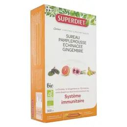 Superdiet Quatuor Système Immunitaire 20 ampoules