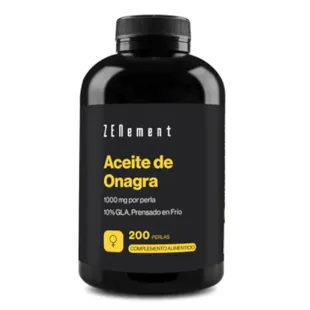 ZENement Evening Primrose Oil 1000 Mg 10% GLA 200 Soft Capsules