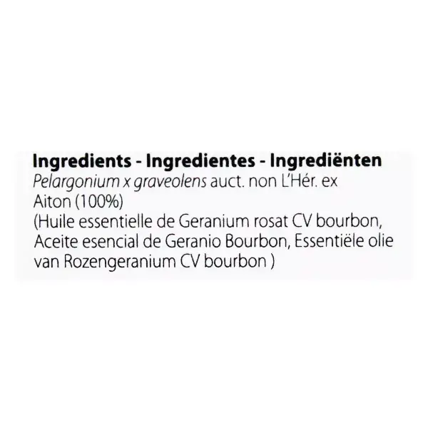 Aceites esenciales de Pranarôm cv geranio Rosat Bourbon 10 ml