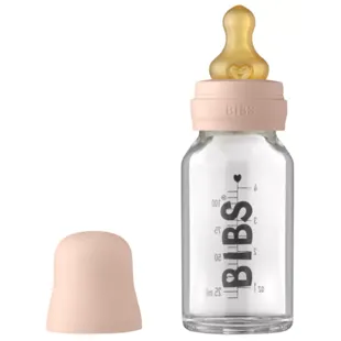 Bibs Biberón Cristal Flujo Lento Blush 110 ml