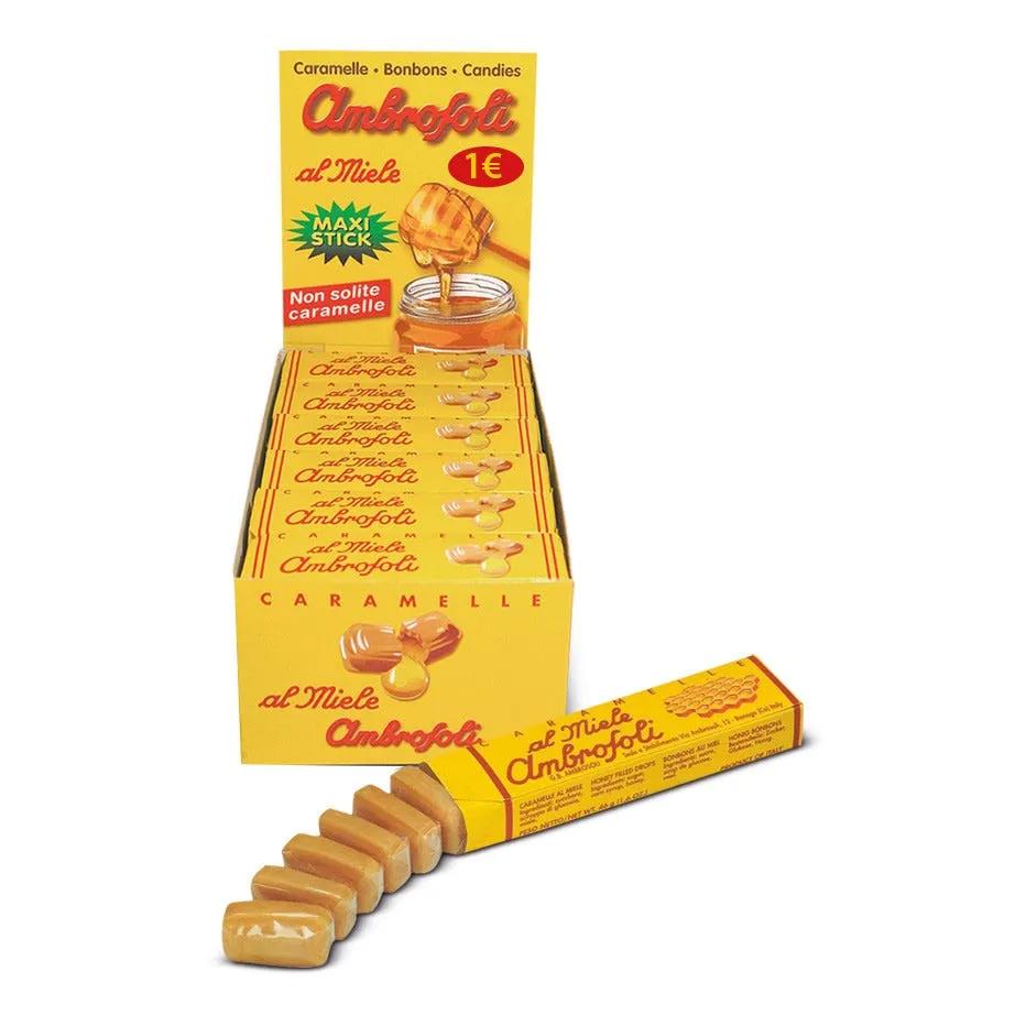 Ambrosoli Caramelle  Al Miele Maxi Stick 46 g