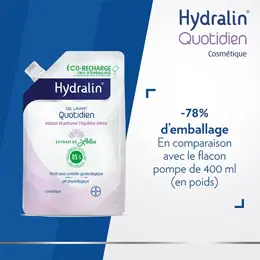 Hydralin Quotidien Gel Lavant 400ml ECO RECHARGE Equilibre Intime