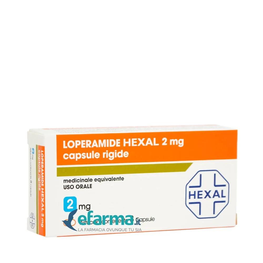 Loperamide Hexal 2 mg Diarrea 8 Capsule