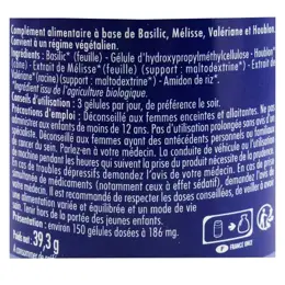 Superdiet Quatuor Sommeil Paisible Bio 150 gélules