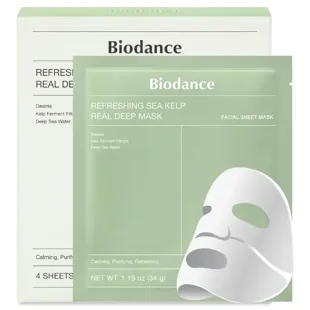 Biodance Refreshing Sea Kelp Real Deep Mask 4 units