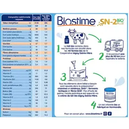 Biostime Lait Infantile 2 Bio 6-12m 800g