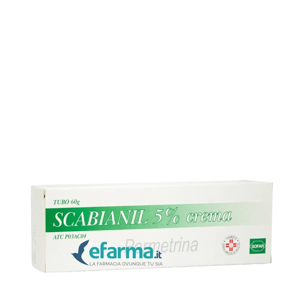 Scabianil Crema 5% Permetrina Scabbia Tubo 60g