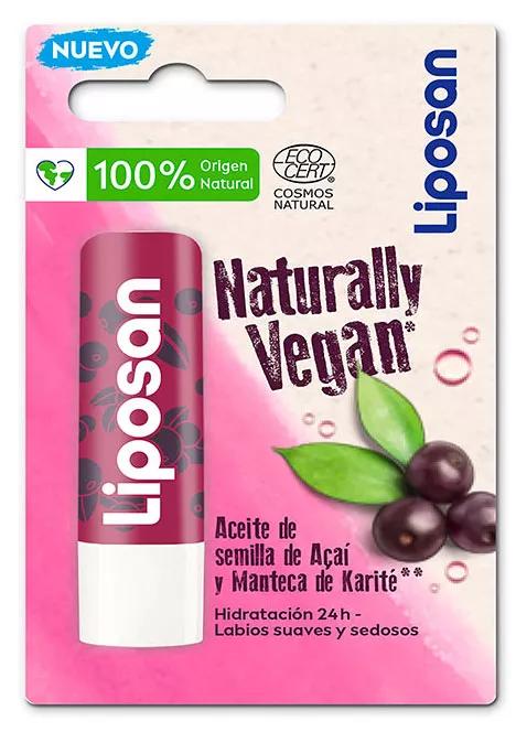 Liposan Naturally Vegan Bálsamo Labial Aceite de Açaí 5,2 ml