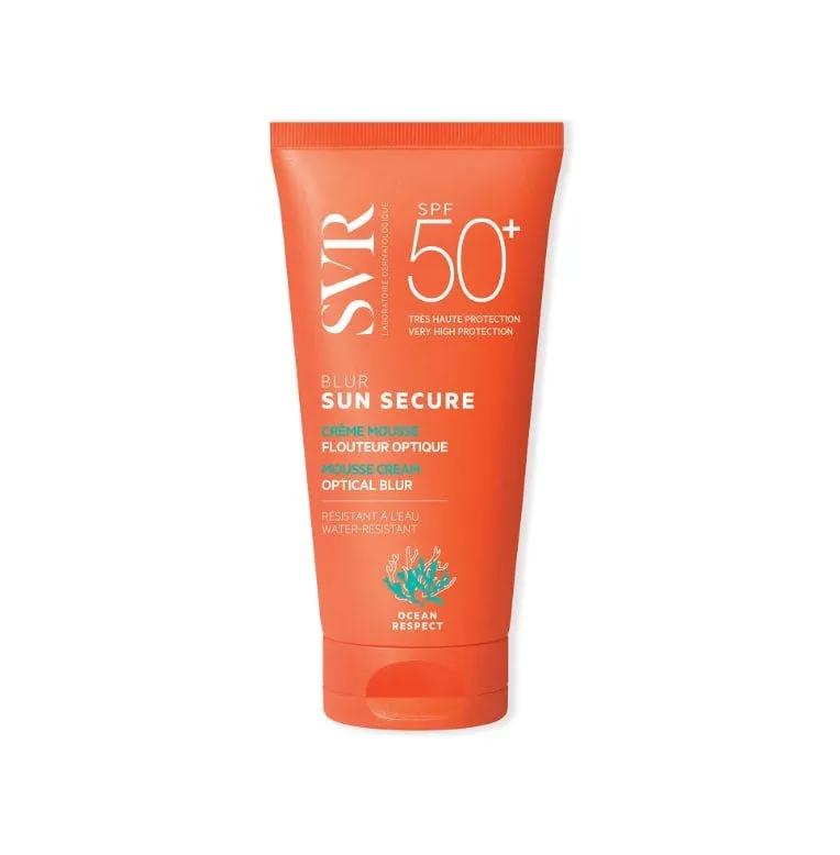 SVR Sun Secure Blur SPF 50 Crema Mousse Solare Viso 50 ml