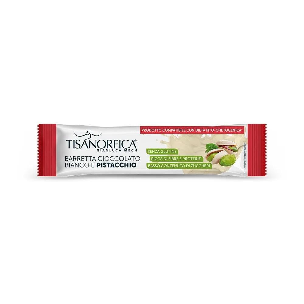 Tisanoreica Barretta Cioccolato Bianco e Pistacchio 35 gr