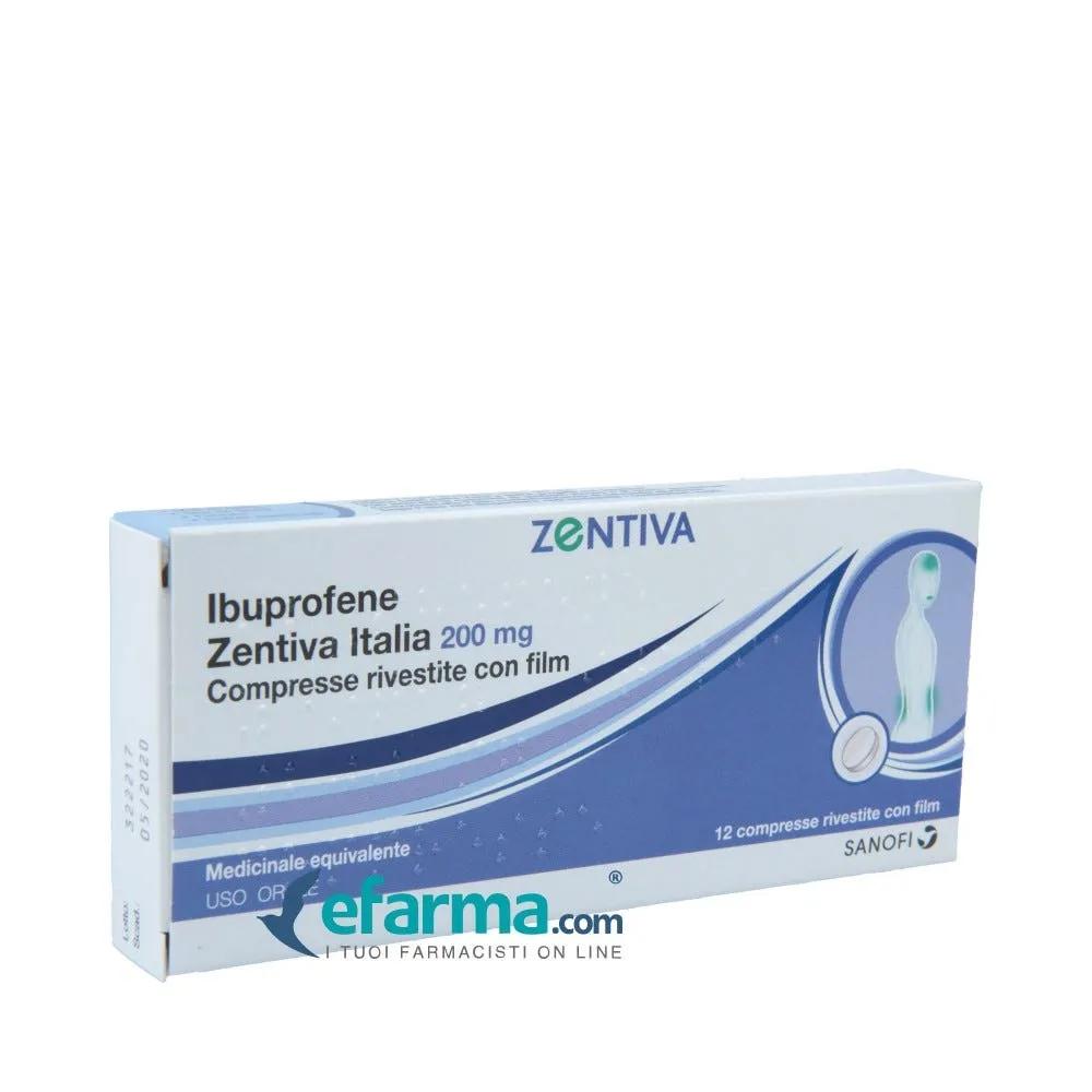 Ibuprofene Zentiva 200 mg Antinfiammatorio 12 Compresse