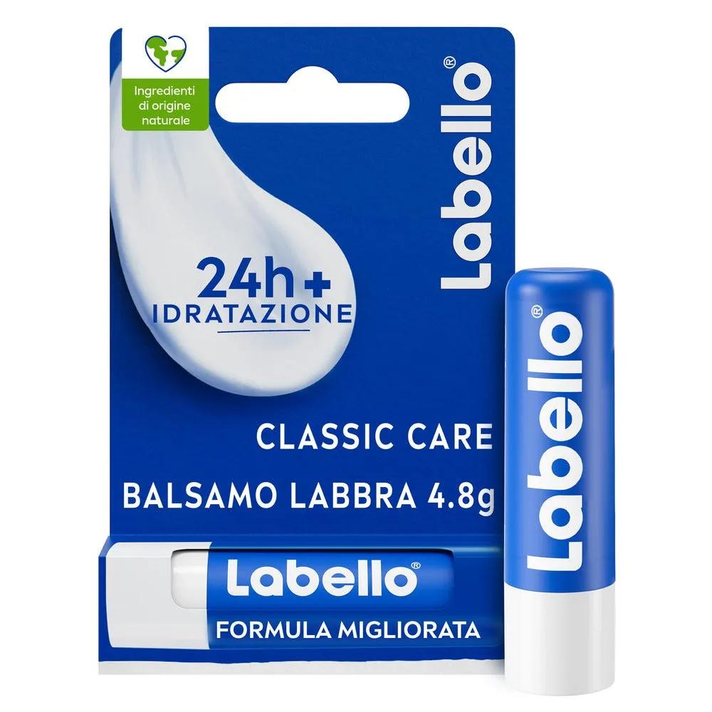 Labello Classic Care Balsamo Labbra Burrocacao Labbra Classico Fondente sulle Labbra 4.8 g