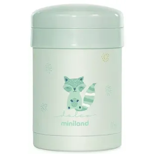 Miniland Dolce Thermos Papillero Mint 700 ml + Internal Hermetics 2 units