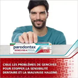 Parodontax Dentifrice Gencives + Sensibilité & Haleine Fraîcheur Intense 75ml