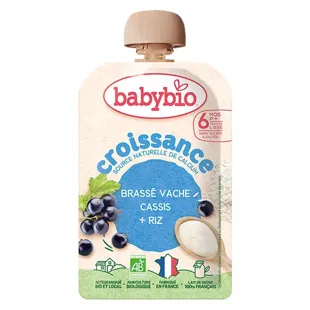 Riso al ribes nero Babybio Brassé - Crescita - 100g