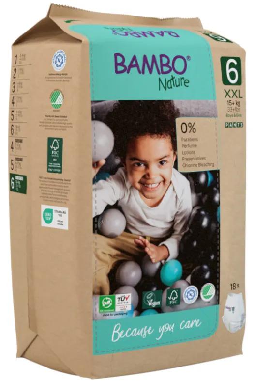 Bambo Nature Pantalon T6 (+18 Kg) 18 unités