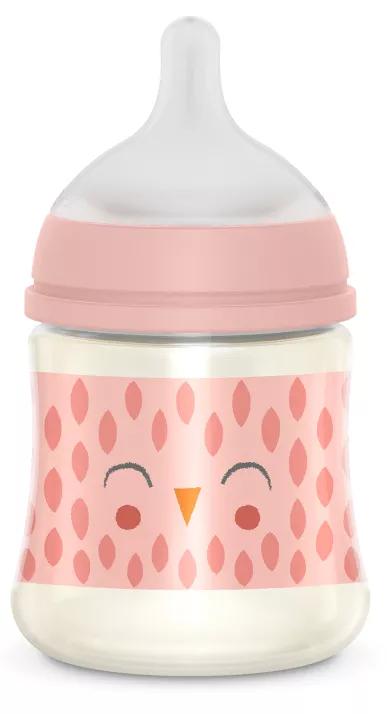 Suavinex Babyfles Fysiologische Speen Sx Pro Siliconen Slow Flow Roze