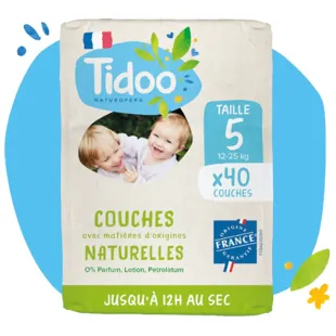 Tidoo Nature Diapers Size 5 40 units