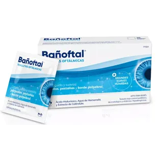 Bañoftal Toalhetes para os Olhos 20 Unidades