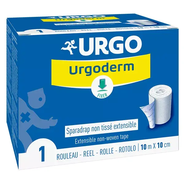 Urgo Medical Urgoderm Non-Woven Extensible Plasters 10m x 10cm