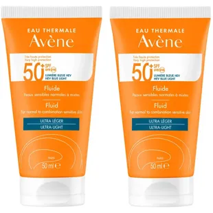 Avène Solar Fluid SPF50+ 2x50 ml