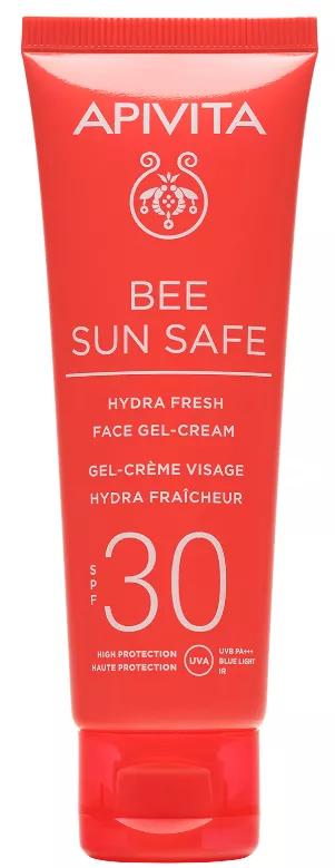 Apivita SUNCARE Sun face cream light texture of normal and dry skin with Lavender sea and propolis SPF30 50ml