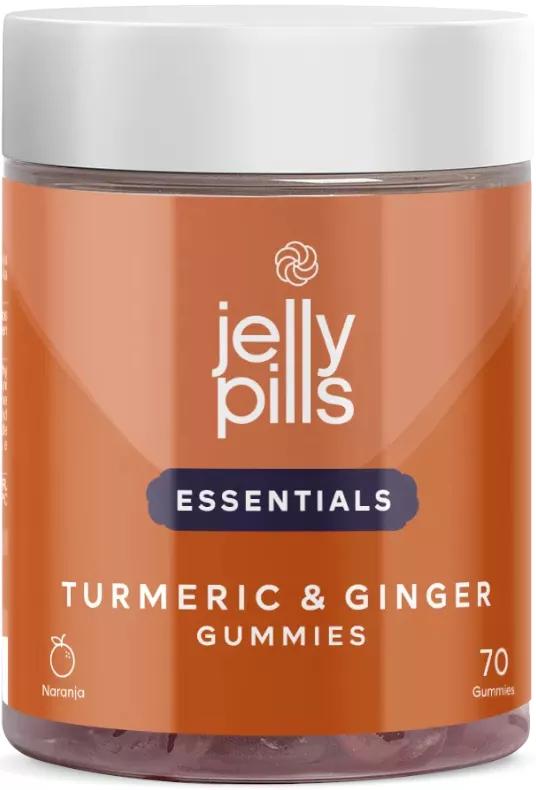 Jelly Pills Cúrcuma y Jengibre Sabor Naranja 70 Gummies