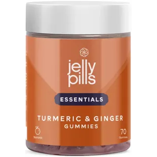 Jelly Pills Turmeric and Ginger Orange Flavor 70 Gummies