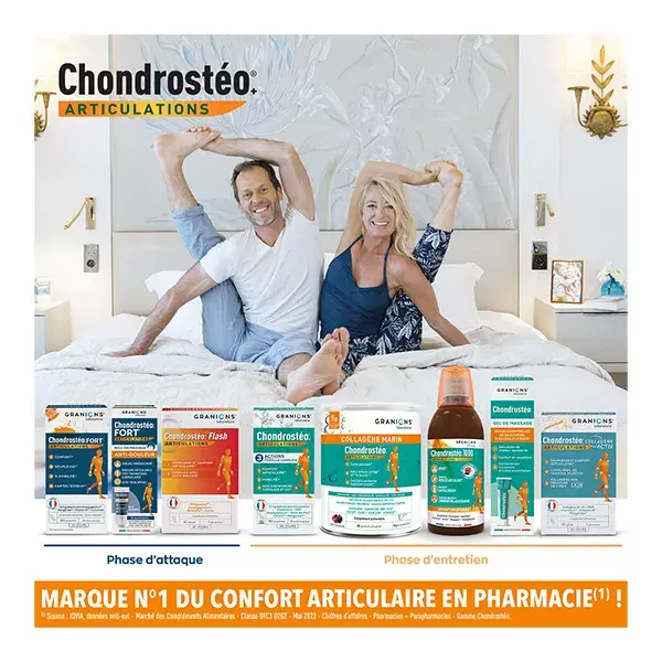 Chondrostéo+ Collagene Marino Confort Articulaire Gusto Fruits des Bois Poudre 280g