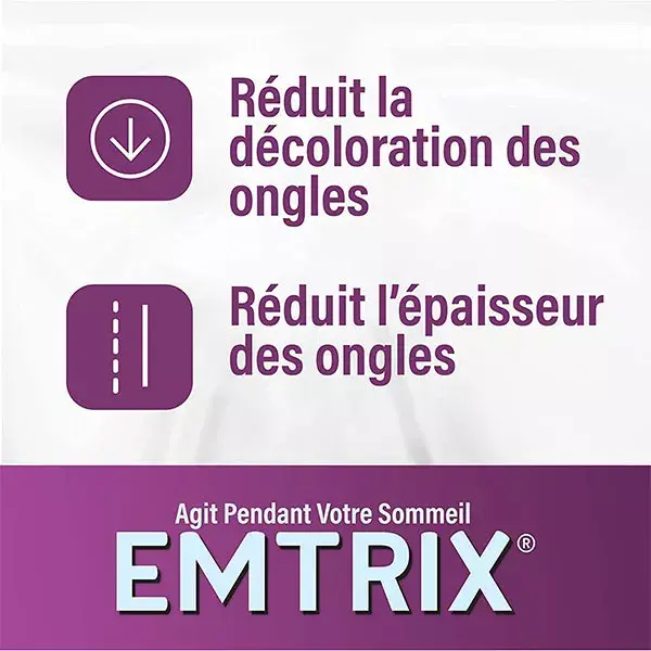 Emtrix® Patch Nuit Traitement Mycose de l'Ongle 14 patchs