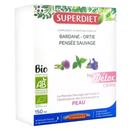 Superdiet Ma Détox Ciblée Peau 10 ampoules