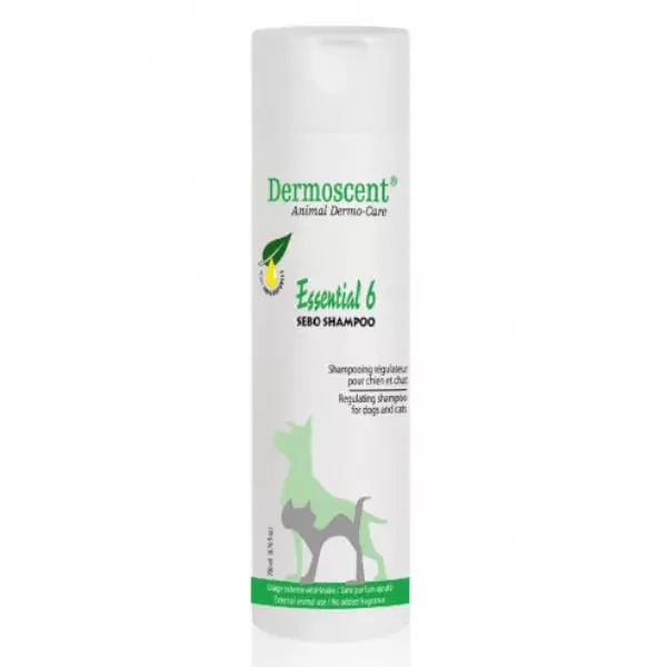 Dermoscent Essential 6 Shampoo Sebo regolatore Cane Gatto 200ml