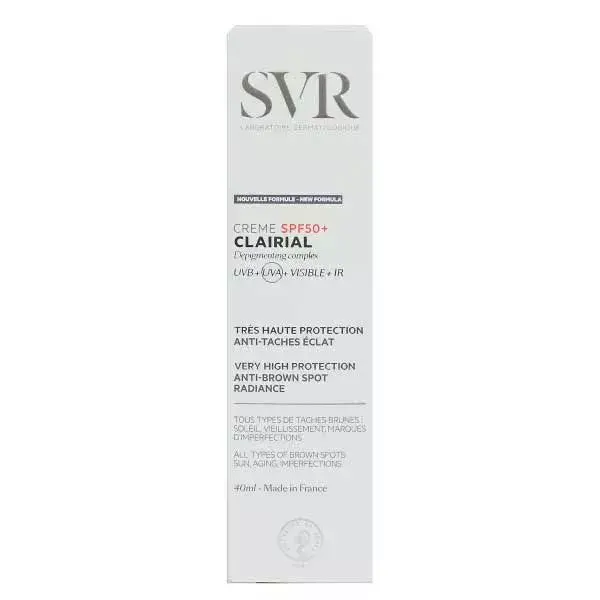 SVR Clairial Anti-Spot Sun Cream SPF50+ 40ml