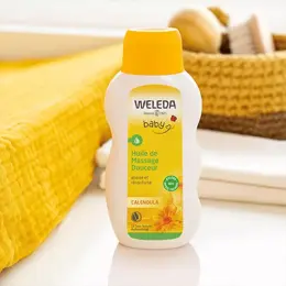 Weleda Bébé Calendula Huile de Massage Douceur Bio 200ml