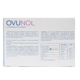 Ovunol Fertilité et Conception Femmes Boîte de 1 mois 30 sachets