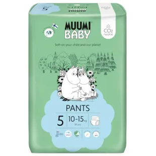 Muumi Baby Windelhöschen Größe 5 (10–15 kg), 38 Einheiten