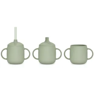 Suavinex Colour Essence 3-in-1 Green Silicone Learning Cup +6m